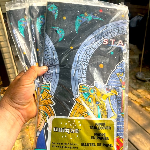 - Stargate Paper Tablecover - Party Unique NEW Vintage - Picture 2 of 2